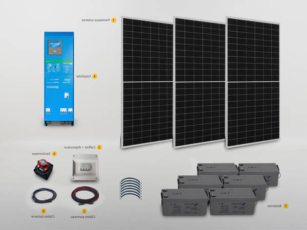 panneau solaire avec batterie pour maison