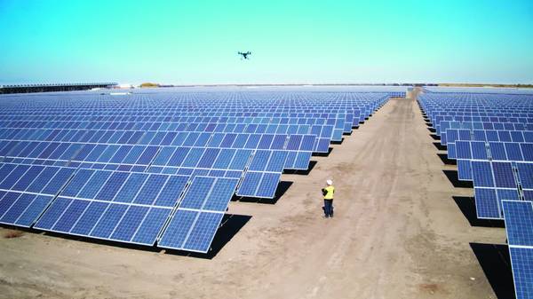 montage de panneau solaire